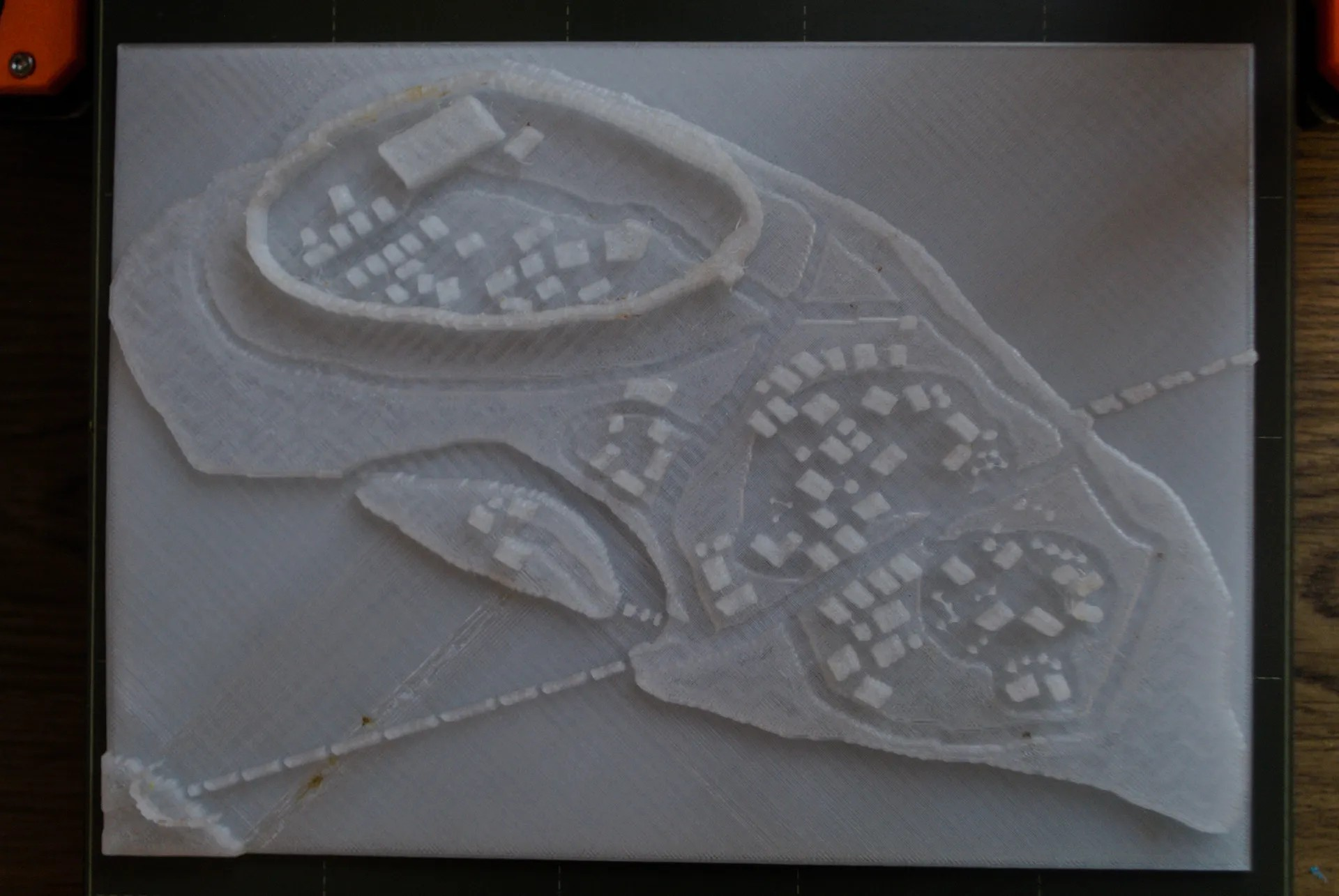 Image of model: Ostrów Lednicki tactile plan